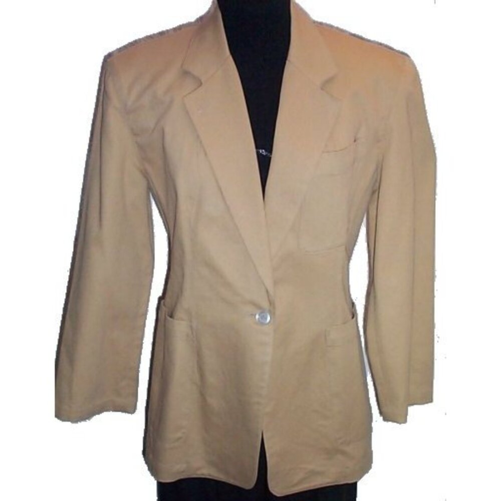PERRY ELLIS Vintage Twill Denim Blazer - Small